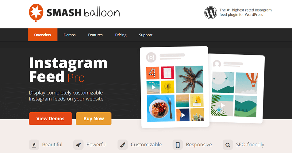 Smash Balloon, plugins de flux Instagram