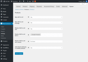 Botão de compra rápida de configurações-quadlayers