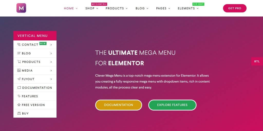 elementor mega menu - Cleveres Megamenü