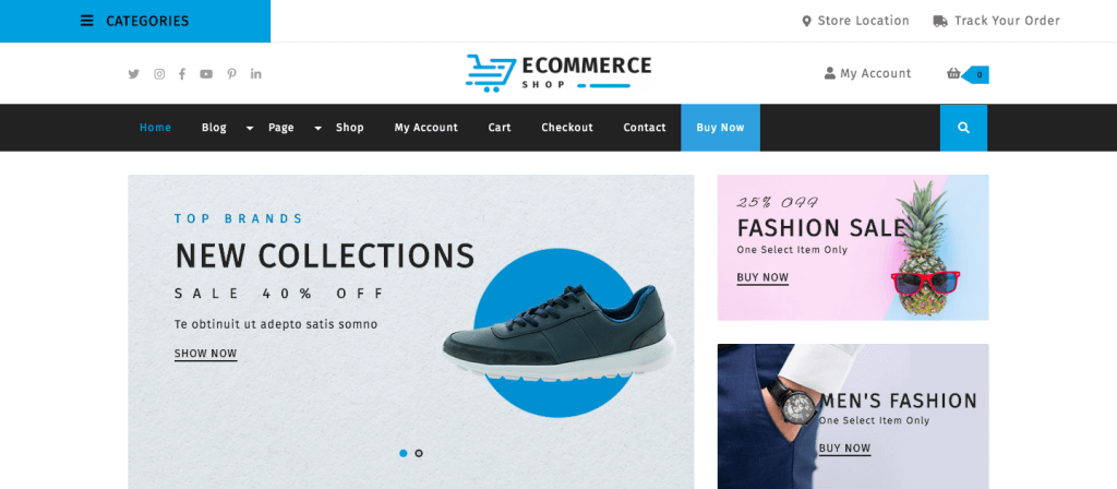 VW e-commerce darmowe motywy woocommerce