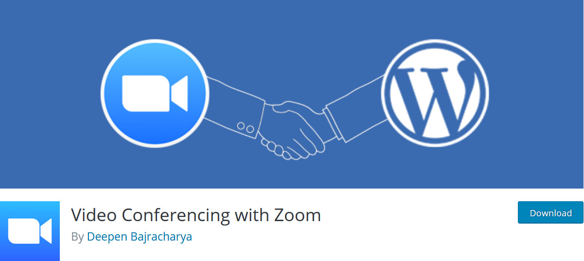 دمج Wordpress مع Zoom - Video Conference plugin