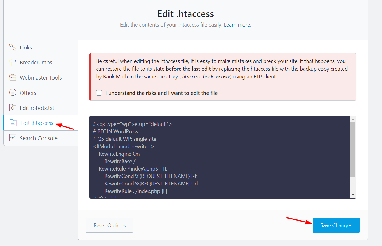 최대 실행 시간 초과 오류 수정 - htaccess 파일 편집