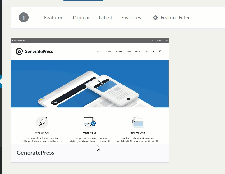 GeneratePress Review - Instalasi dan aktivasi