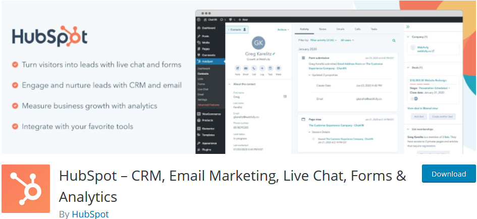 integra wordpress con hubspot - hubspot wordpress
