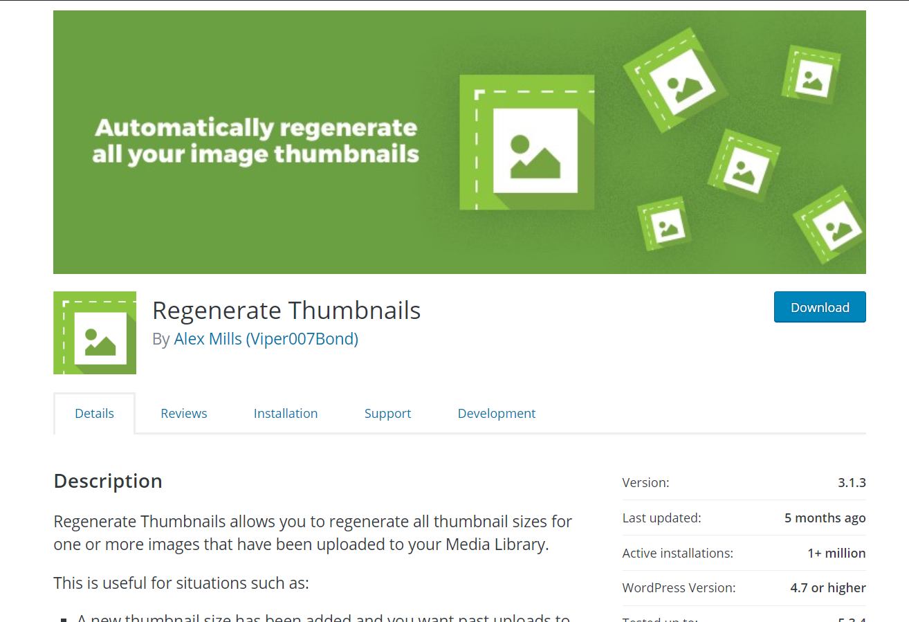 Cara Menghapus Thumbnail di WordPress - Regenerasi Thumbnail