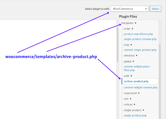 Modifica la pagina del negozio WooCommerce in modo programmatico - Disabilita il modello di pagina del negozio