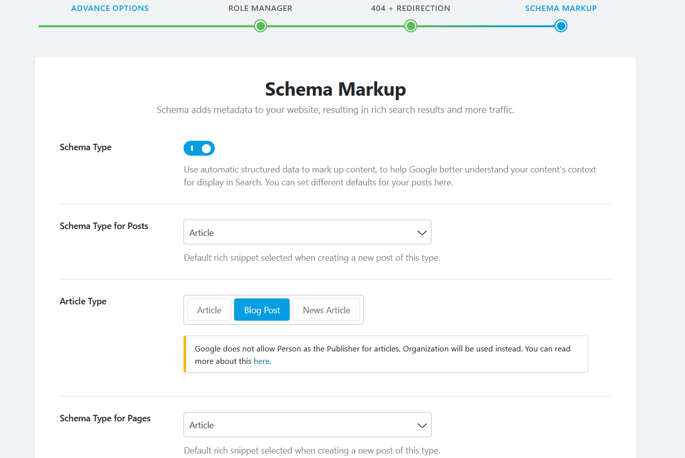 Bagaimana Cara Mengatur SEO Rank Math? - Markup Skema