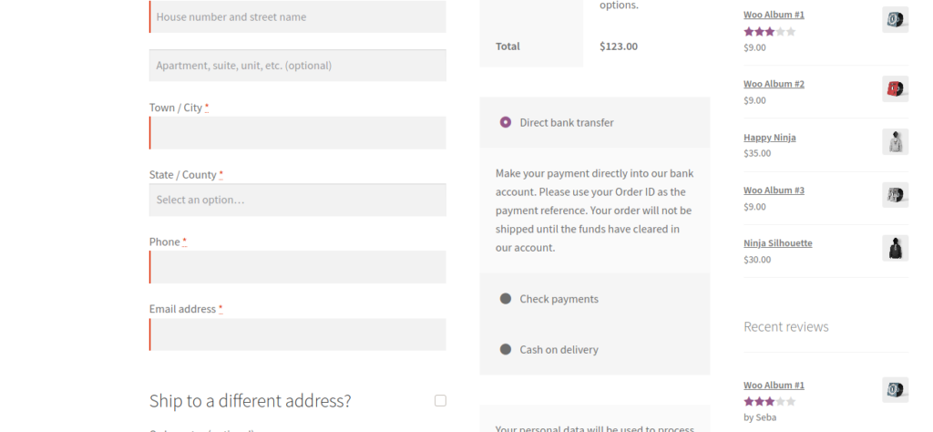 supprimer le champ de validation zip / code postal woocommerce