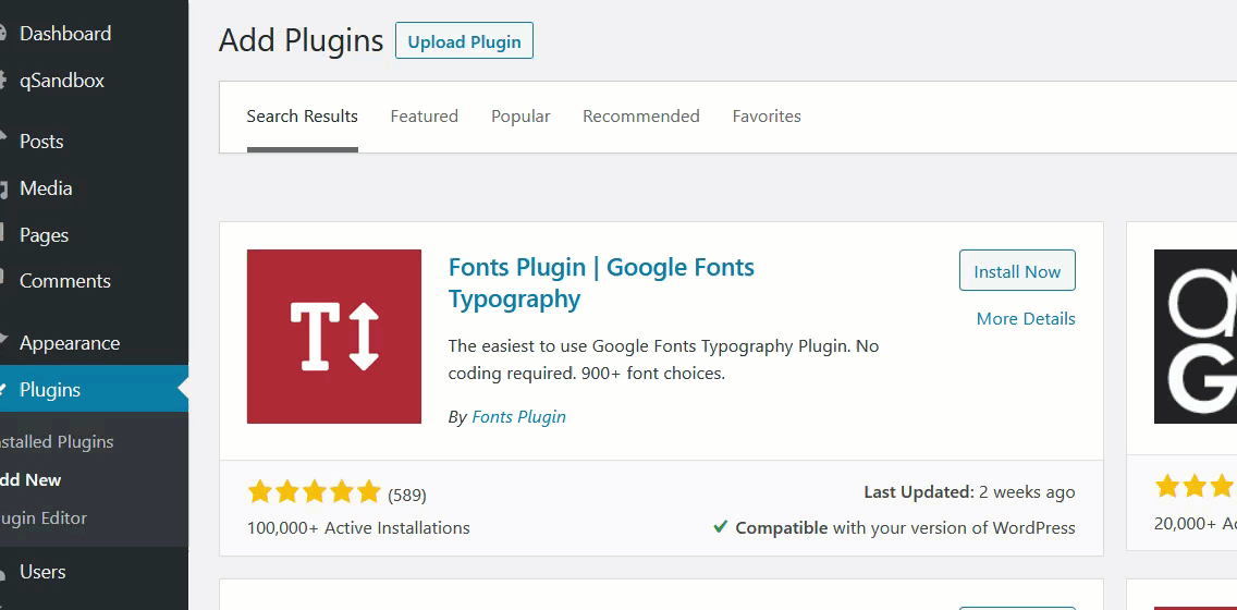 wordpress'e google fontları ekleyin - Google Fonts eklentisi