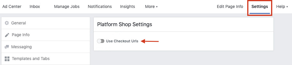 Facebook สำหรับ WooCommerce ไม่ทำงาน - เปลี่ยน URL การชำระเงิน