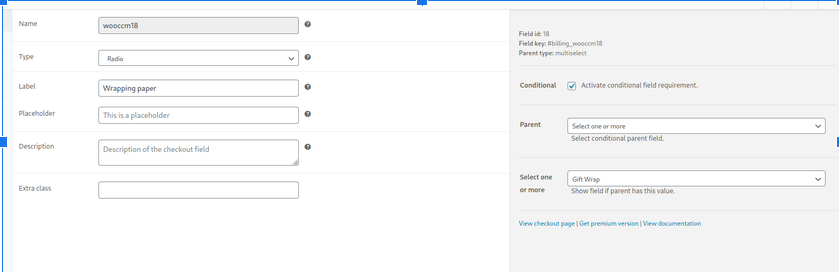 Logica condizionale Plug-in WooCommerce checkout manager