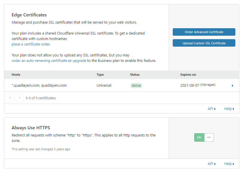 Rediriger HTTP et WWW vers HTTPS - Activer HTTPS