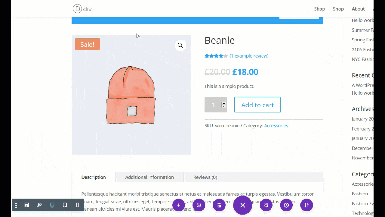 Passen Sie die WooCommerce-Produktseite in Divi an - In den Warenkorb