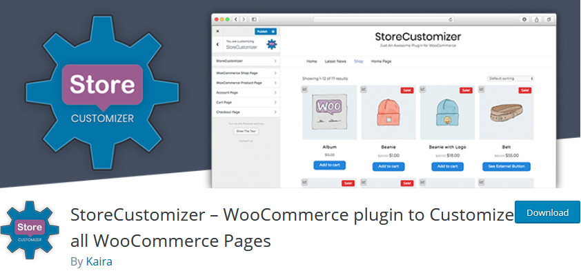 Meine Kontoseite anpassen woocommerce - Store Customizer