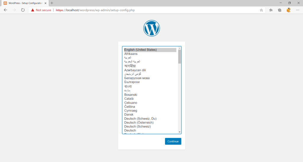 instalación manual de wordpress