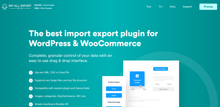 用于导出 woocommerce 订单的插件 - wp all import