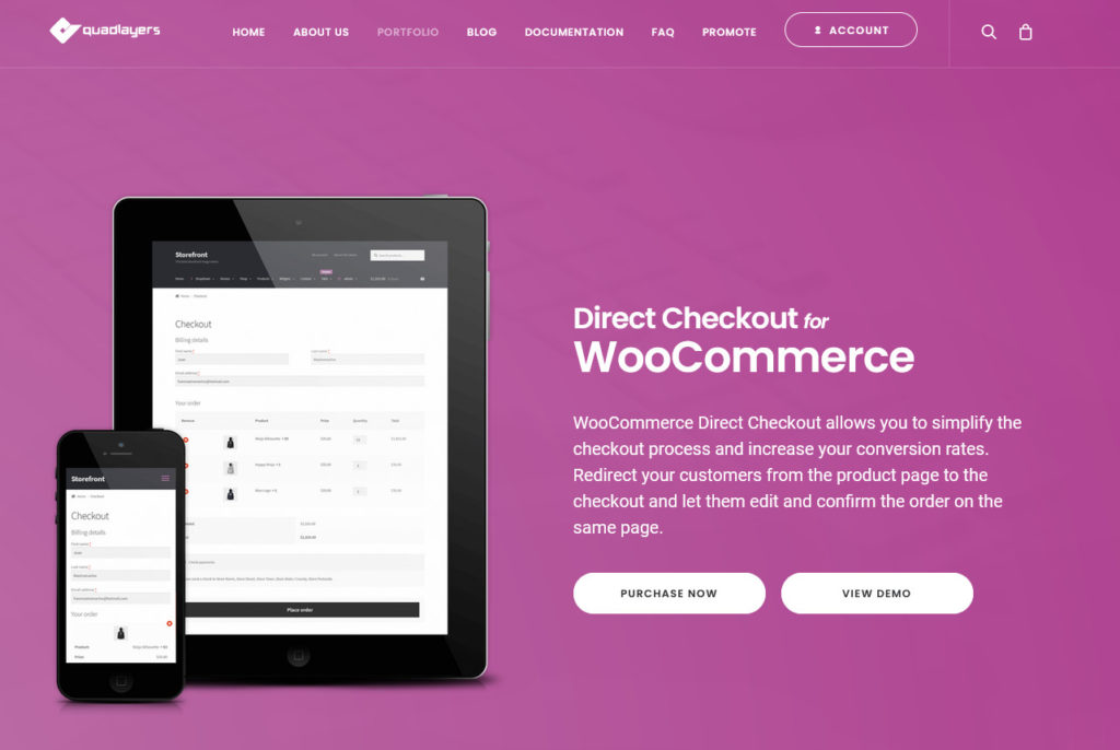 personalizar a página do produto woocommerce - checkout direto