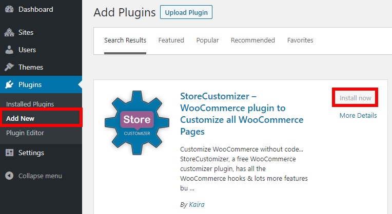 WooCommerceページを作成する方法-StoreCustomizer