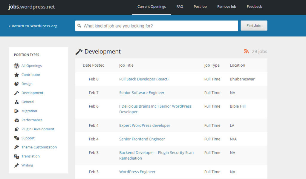 найти разработчика wordpress - вакансии wordpress