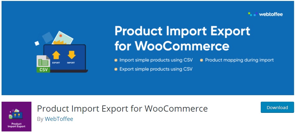 I migliori plugin WooCommerce per esportare prodotti - Import Export di prodotti per WC