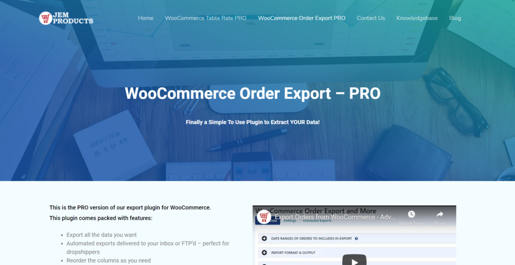 plugin per esportare ordini woocommerce - order export pro