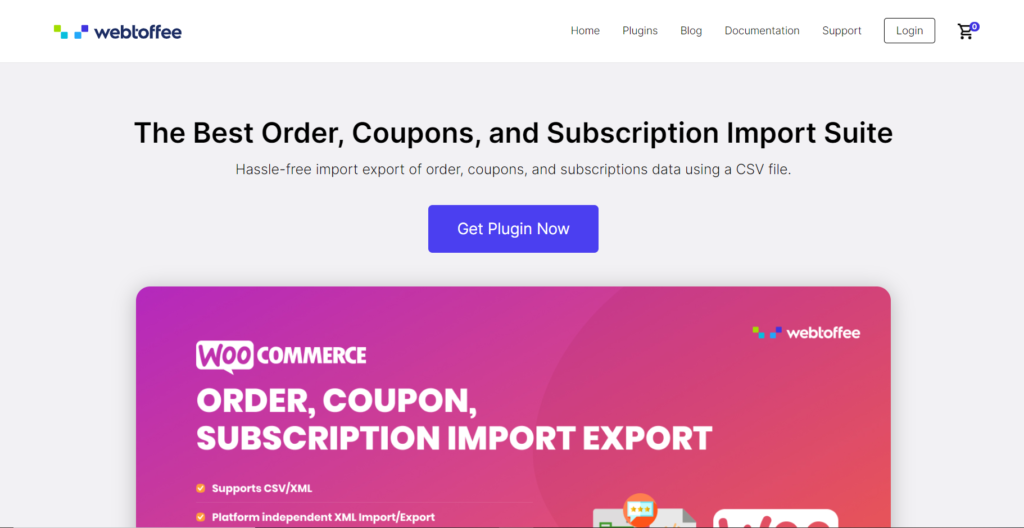 complementos para exportar pedidos de woocommerce - complemento webtoffee