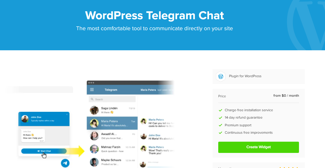 WordPress-Telegramm-Chat