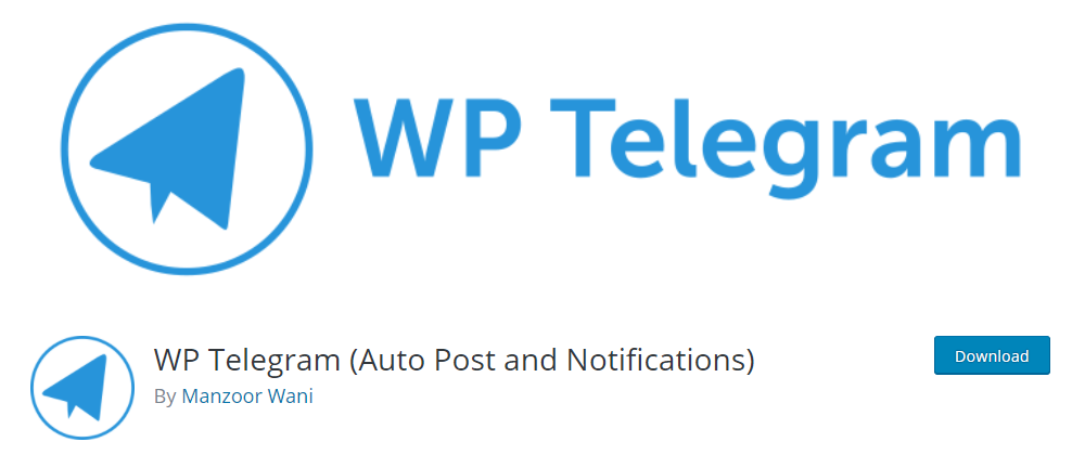 WordPress용 최고의 텔레그램 플러그인 - WP Telegram