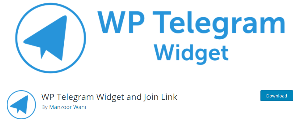 WP-Telegramm-Widget und Join-Link