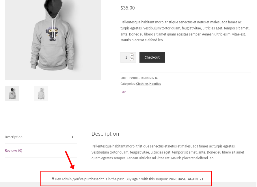 Personalizza i file modello woocommerce - Mostra i contenuti per i clienti acquistati prima di tornare