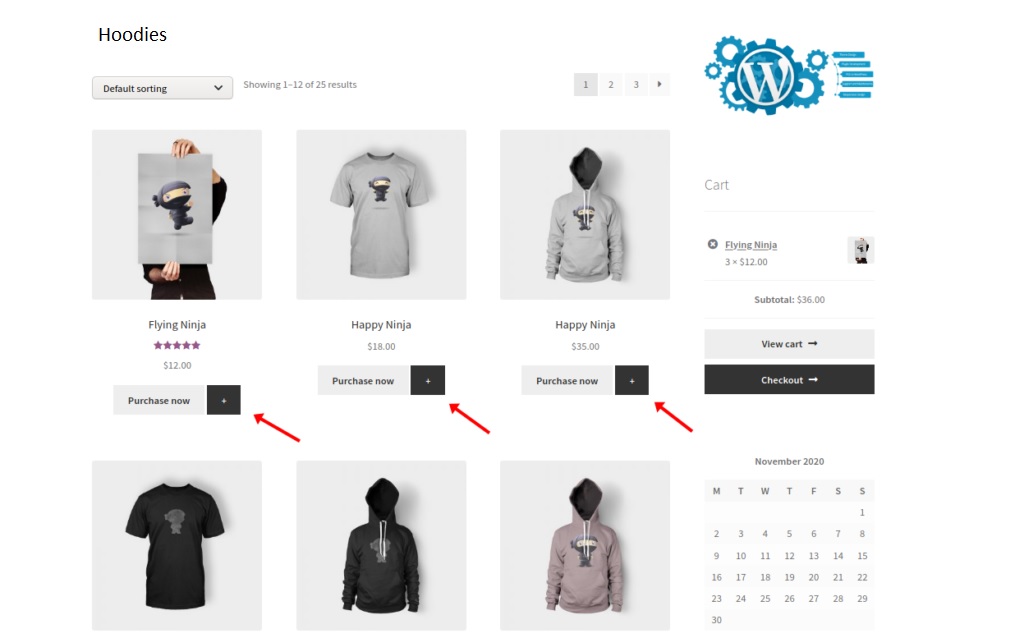 pictogramă vizualizare rapidă personalizați pagina categoriei woocommerce