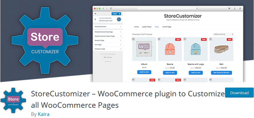 wtyczki do dostosowywania strony produktu woocommerce - dostosowywanie sklepu