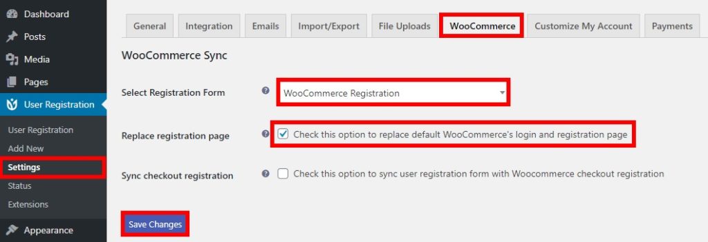 заменить регистрационную форму woocommerce настроить регистрационную форму woocommerce