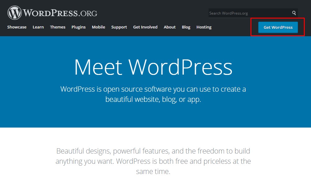 WordPress 화이트 스크린 오브 데스(WSOD) 수정 방법 - WordPress의 새로운 사본 다운로드