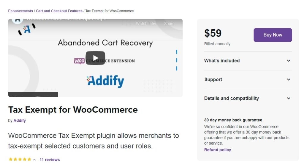 woocommerce woocommerce 면세 플러그인에 대한 면세