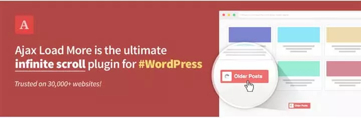 WordPress 무한 스크롤 - Ajax 더 로드