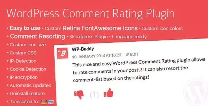 WordPress Kommentarbewertungs-Plugin