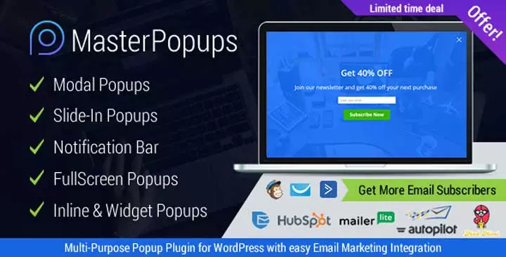 Master Popup-Benachrichtigungsleisten-Plugin