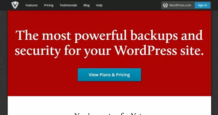 VaultPress WordPress ปลั๊กอินสำรอง