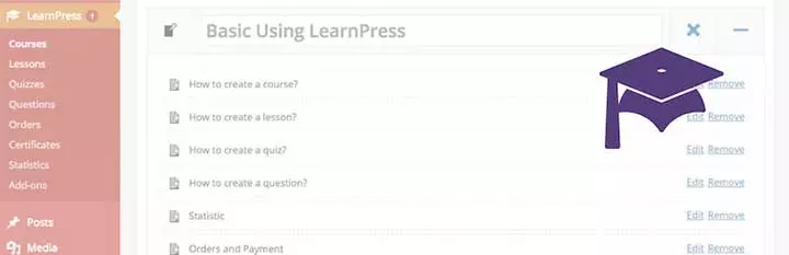 ปลั๊กอินแบบทดสอบ LearnPress WordPress