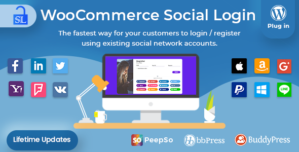 Conectare socială WooCommerce