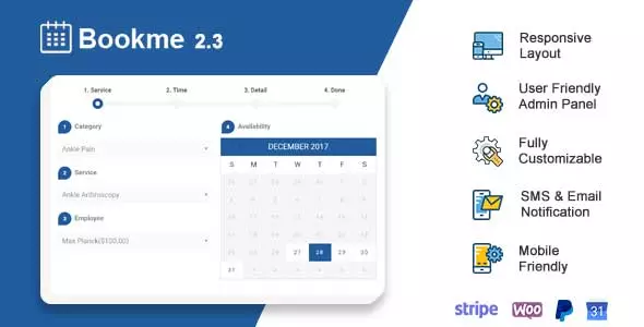 Bookme WordPress Appointment Plugin