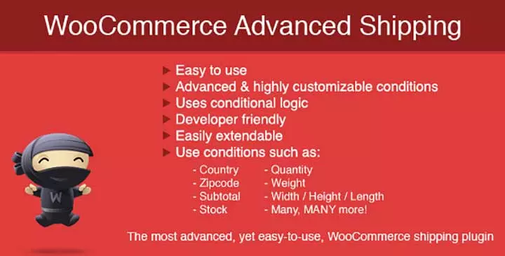 Расширенная доставка WooCommerce