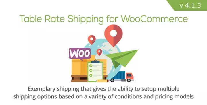 Таблица тарифов на доставку для WooCommerce