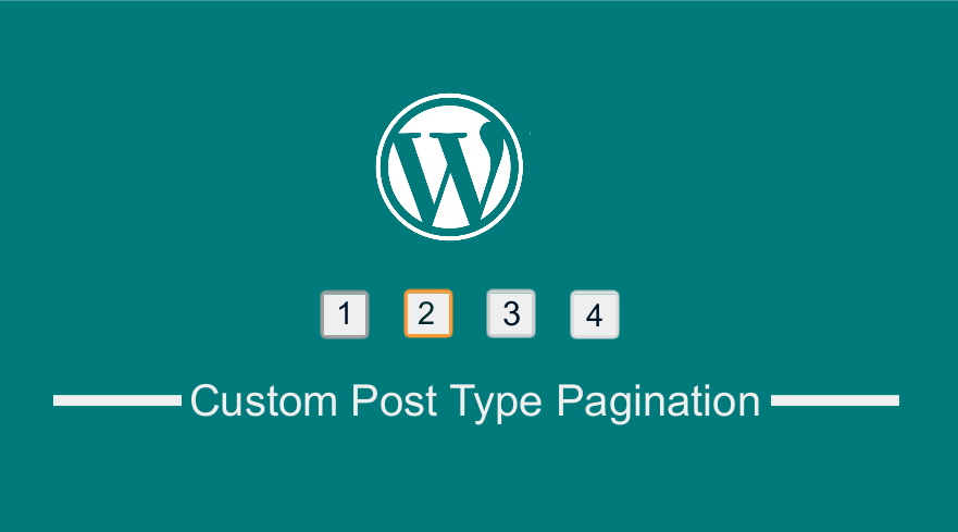 Pagination de type de message personnalisé WordPress