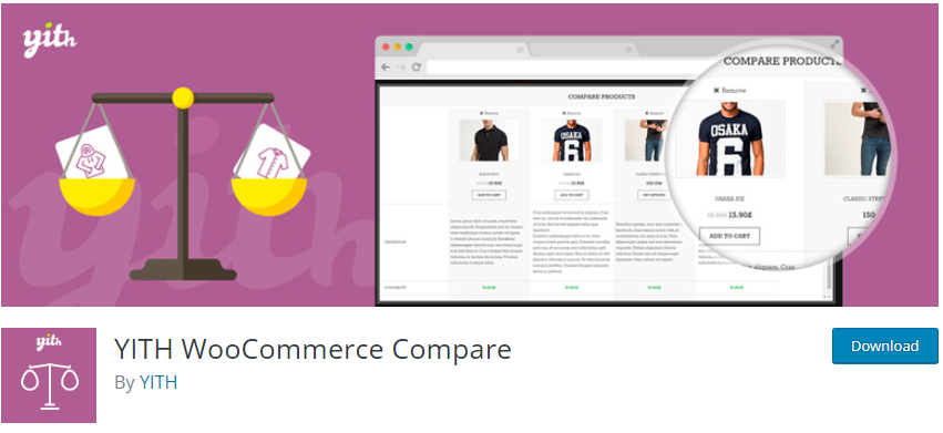 YITH WooCommerce Compara