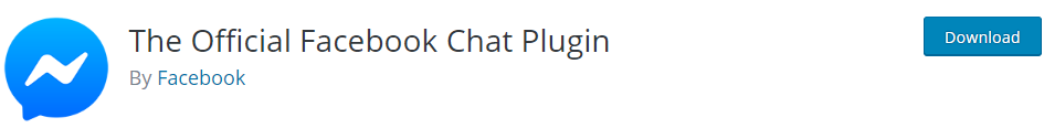 Plugin Obrolan Facebook Resmi