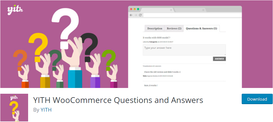 YITH WooCommerce أسئلة وأجوبة