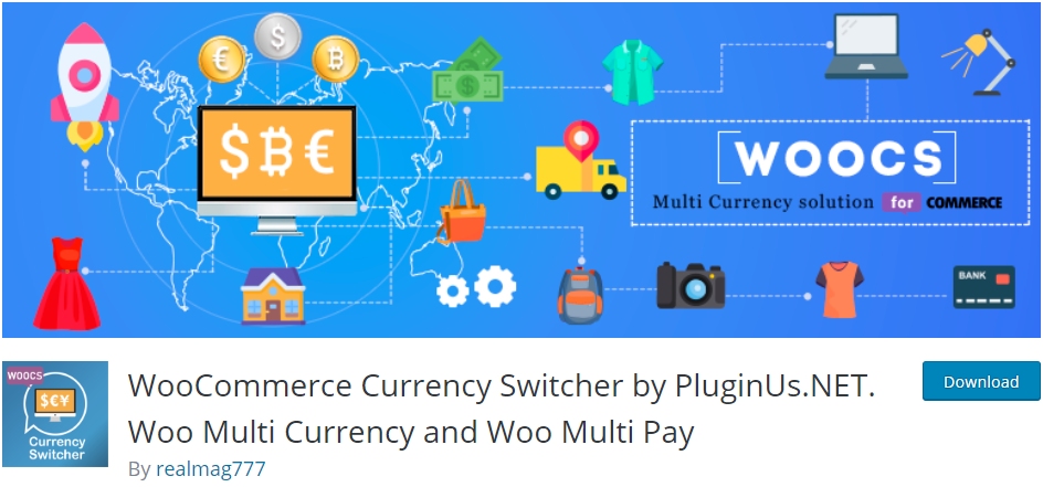 WOOCS –WooCommerceの通貨スイッチャー