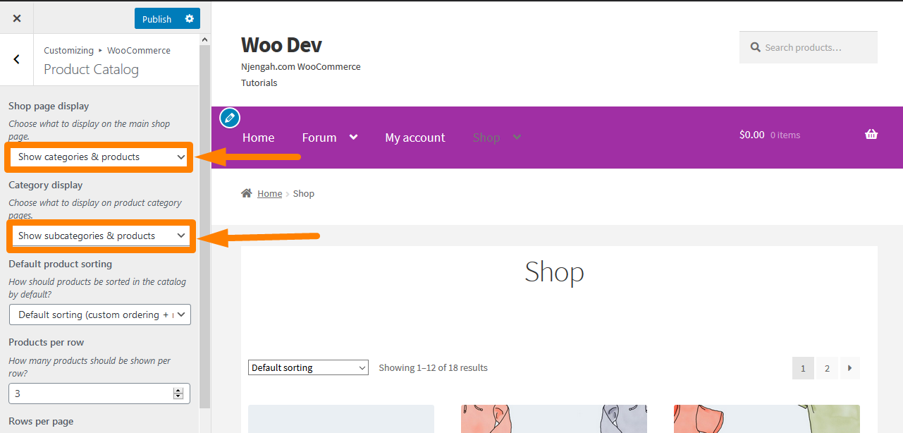 WooCommerce Ürünlerini Kategoriye Göre Görüntüle